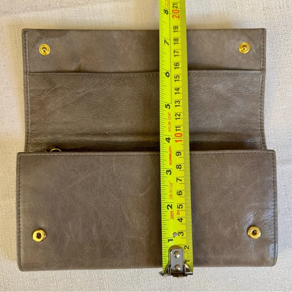 Miu Miu Genuine Leather Fold-Over Wallet REDUCED!